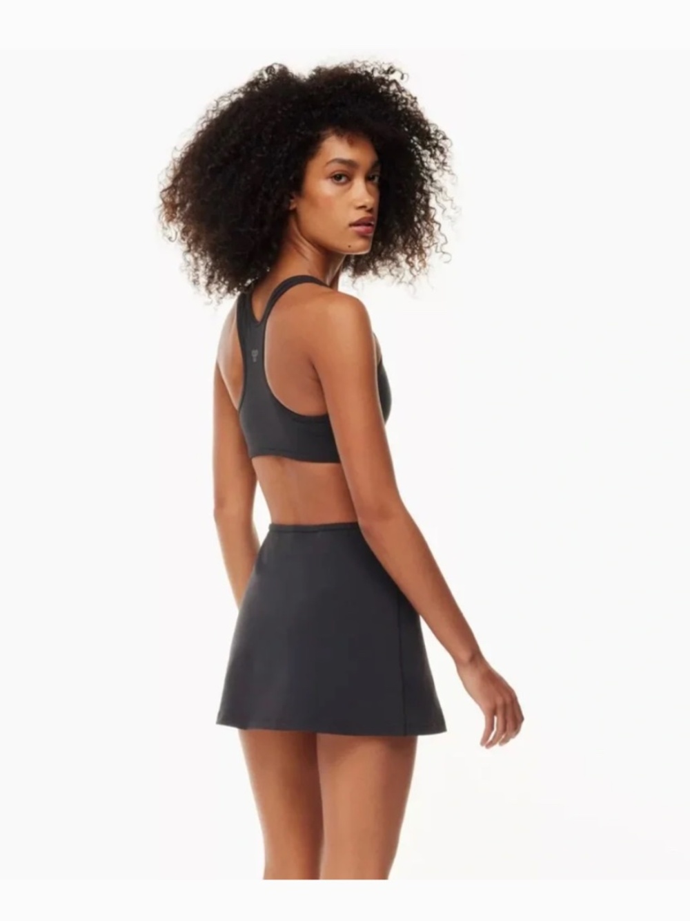 Aritzia TnAction TnaLIFE Surpass Sports Dress Black Size M NWT Tennis Dress